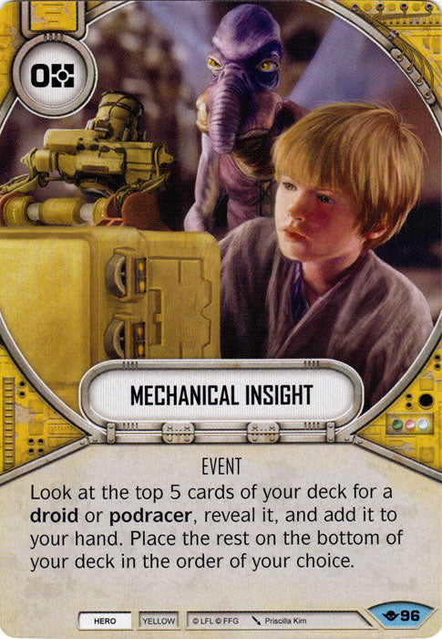 Mechanical Insight (WOTF) Common Star Wars Destiny Fantasy Flight Games   