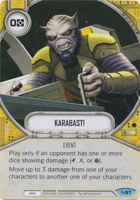 Karabast! (ATG) Common Star Wars Destiny Fantasy Flight Games   