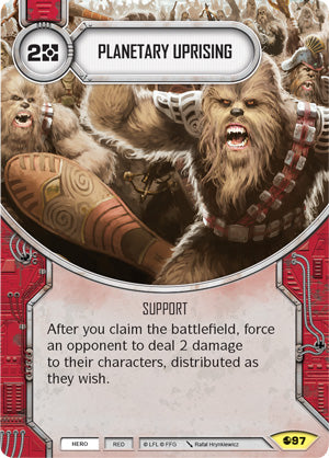 Planetary Uprising (SoR) Uncommon Star Wars Destiny Fantasy Flight Games   