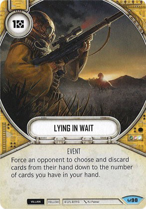 Lying in Wait (AWK) Common Star Wars Destiny Fantasy Flight Games   