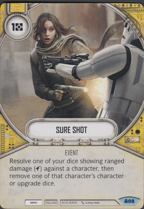 Sure Shot (CONV) Common Star Wars Destiny Fantasy Flight Games   