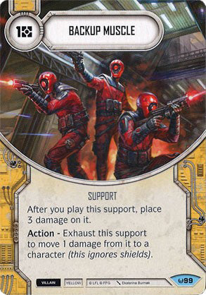 Backup Muscle (AWK) Common Star Wars Destiny Fantasy Flight Games   