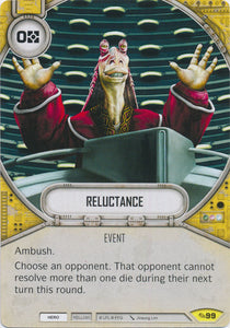 Star Wars Destiny Reluctance (ATG) Uncommon