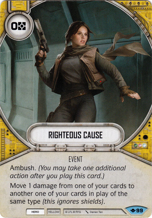 Righteous Cause (WOTF) Common Star Wars Destiny Fantasy Flight Games   