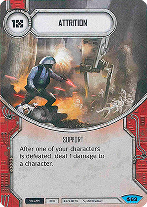 Attrition (SoR) Common Star Wars Destiny Fantasy Flight Games   