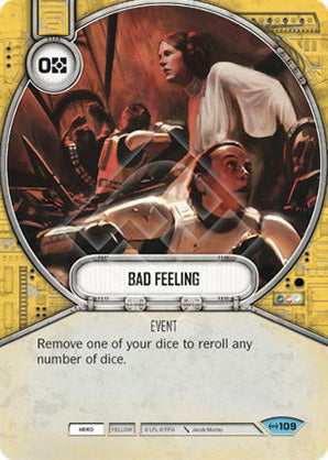 Bad Feeling (EAW) Common Star Wars Destiny Fantasy Flight Games   