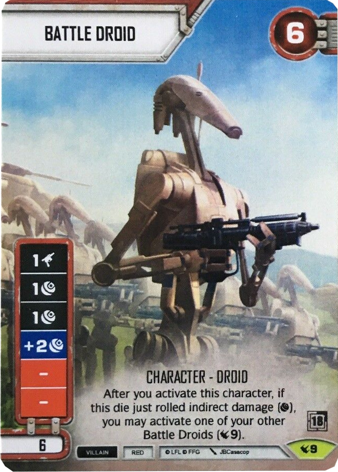Star Wars Destiny Battle Droid (LEG) Promo (Card Only)