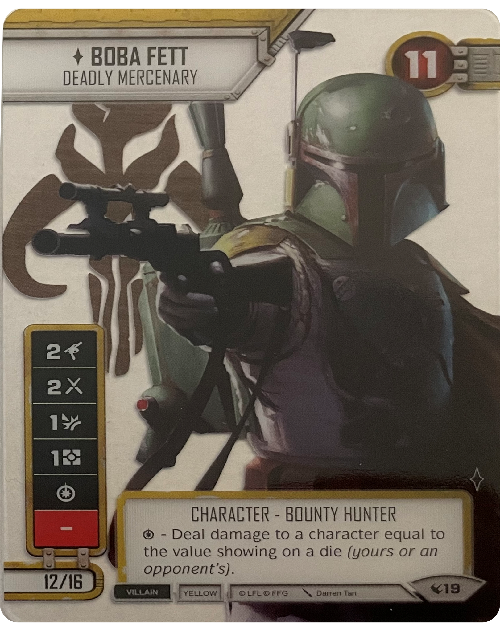 Boba Fett Deadly Mercenary LEG SpotGLASS Promo Gameshop of