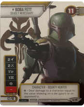 Load image into Gallery viewer, Star Wars Destiny Boba Fett - Deadly Mercenary (LEG) SpotGLASS Promo