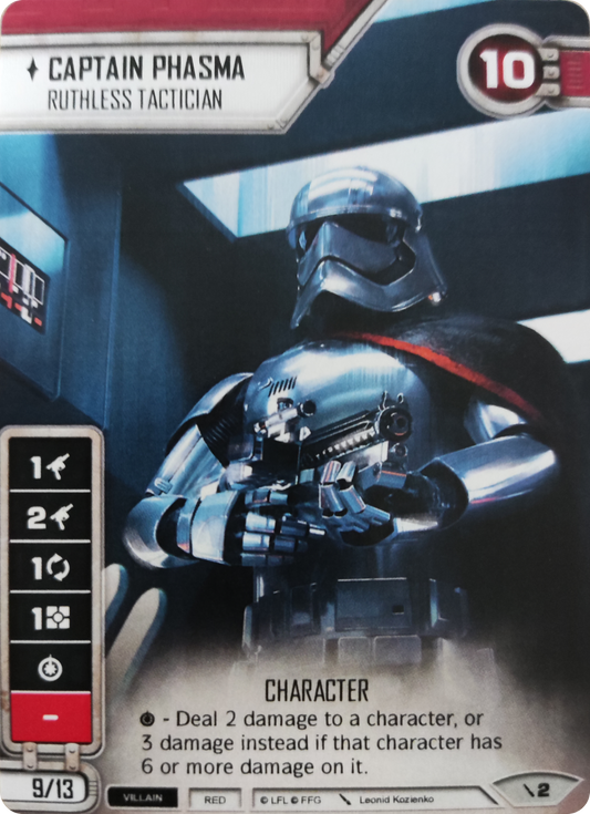 Captain Phasma - Ruthless Tactician (2PG) Promo (Card Only) Star Wars Destiny Fantasy Flight Games   