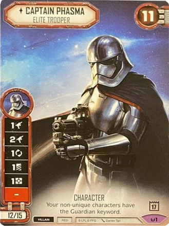 Captain Phasma - Elite Trooper (AKW) Spotgloss Promo (Card only) Star Wars Destiny Fantasy Flight Games   