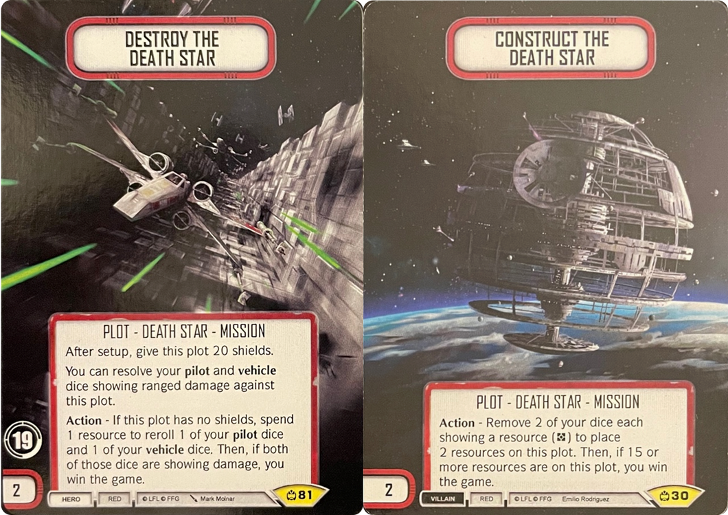 Star Wars Destiny Destroy the Death Star / Construct The Death Star (CM) Promo