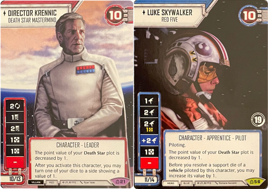 Director Krennic / Luke Skywalker (CM) Promo Star Wars Destiny Fantasy Flight Games   