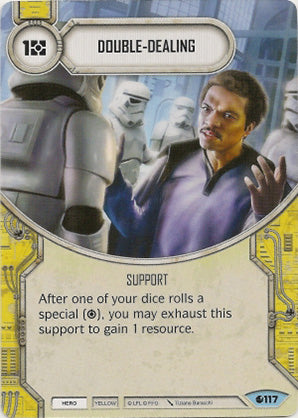 Double-Dealing (SoR) Common Star Wars Destiny Fantasy Flight Games   