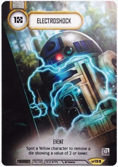 Star Wars Destiny Electroshock (AWK) Promo