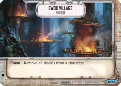 Ewok Village - Endor (SoR) Common Star Wars Destiny Fantasy Flight Games   