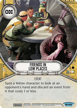 Friends in Low Places (SoR) Common Star Wars Destiny Fantasy Flight Games   