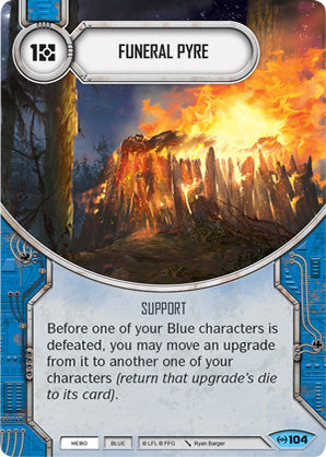 Funeral Pyre (EAW) Common Star Wars Destiny Fantasy Flight Games   