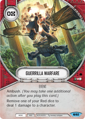 Guerrilla Warfare (SoR) Common Star Wars Destiny Fantasy Flight Games   