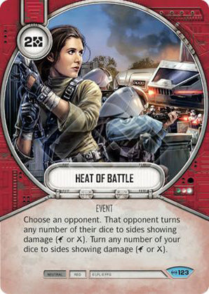 Heat Of Battle (EAW) Common Star Wars Destiny Fantasy Flight Games   