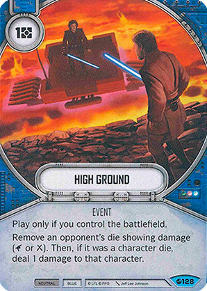 High Ground (SoR) Common Star Wars Destiny Fantasy Flight Games   