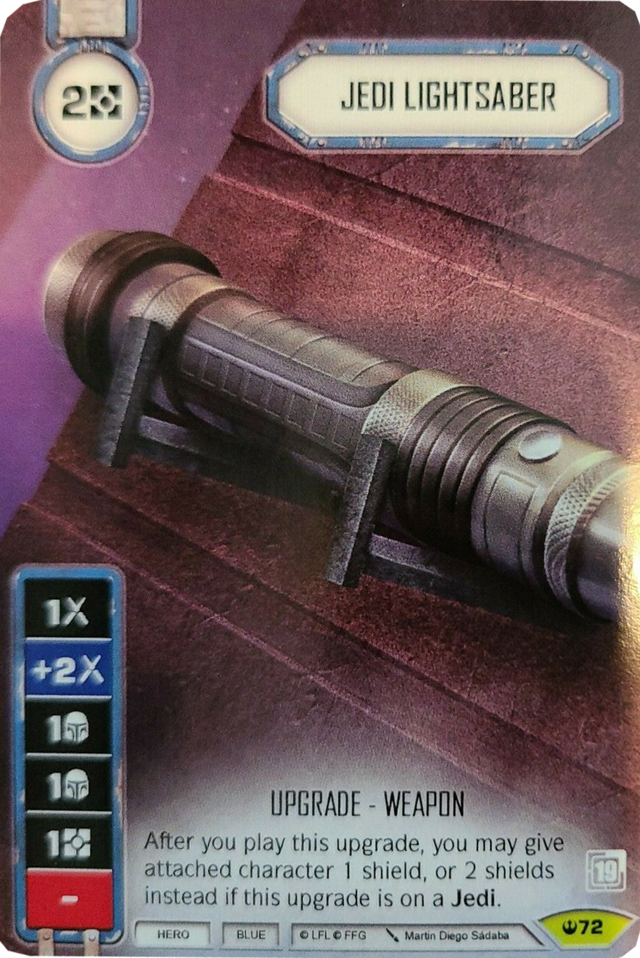 Jedi Lightsaber (SOH) Promo (Card only) Star Wars Destiny Fantasy Flight Games   