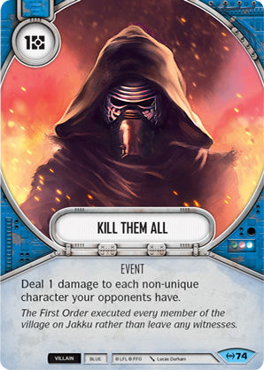 Kill Them All (EAW) Common Star Wars Destiny Fantasy Flight Games   