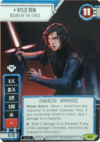 Kylo Ren - Bound by the Force (SOH) Promo (Card only) Star Wars Destiny Fantasy Flight Games   