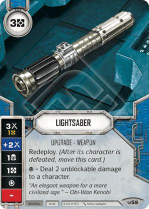 Lightsaber (AWK) Starter Star Wars Destiny Fantasy Flight Games   