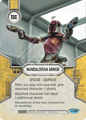 Mandalorian Armor (EAW) Common Star Wars Destiny Fantasy Flight Games   