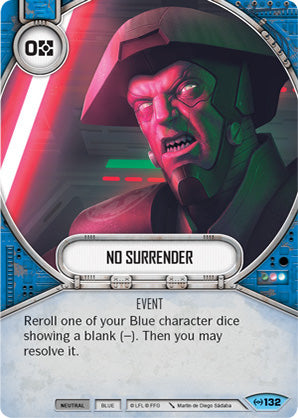 No Surrender (EAW) Common Star Wars Destiny Fantasy Flight Games   