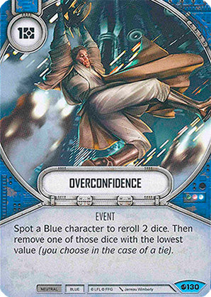 Overconfidence (SoR) Common Star Wars Destiny Fantasy Flight Games   