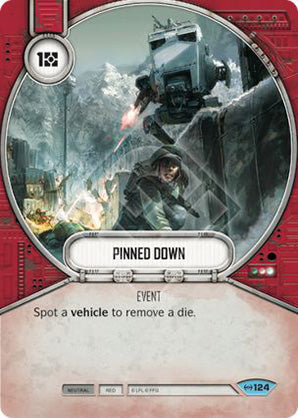 Pinned Down (EAW) Common Star Wars Destiny Fantasy Flight Games   