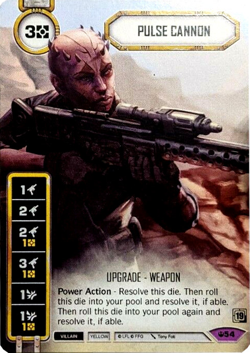 Pulse Cannon (SOH) Promo (Card only) Star Wars Destiny Fantasy Flight Games   