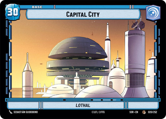 Capital City - Lothal (SOR) Common Star Wars Unlimited Fantasy Flight Games Standard Non-Foil 