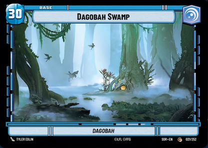 Dagobah Swamp - Dagobah (SOR) Common Star Wars Unlimited Fantasy Flight Games Standard Non-Foil 