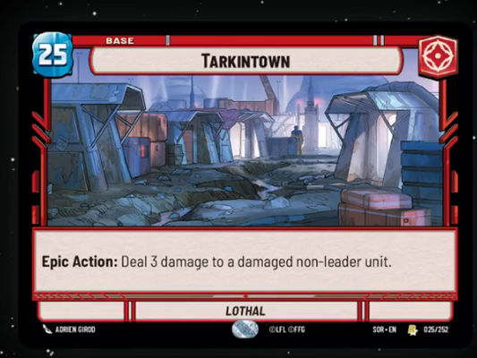 Tarkintown - Lothal (SOR) Rare Star Wars Unlimited Fantasy Flight Games Standard Non-Foil 