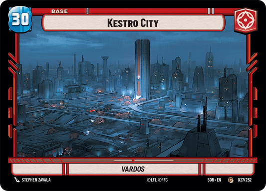 Kestro City - Vardos (SOR) Common Star Wars Unlimited Fantasy Flight Games Standard Non-Foil 