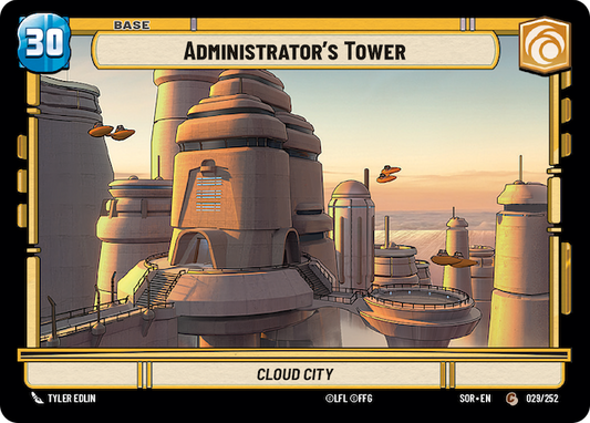 Administrator's Tower - Cloud City (SOR) Common Star Wars Unlimited Fantasy Flight Games Standard Non-Foil 