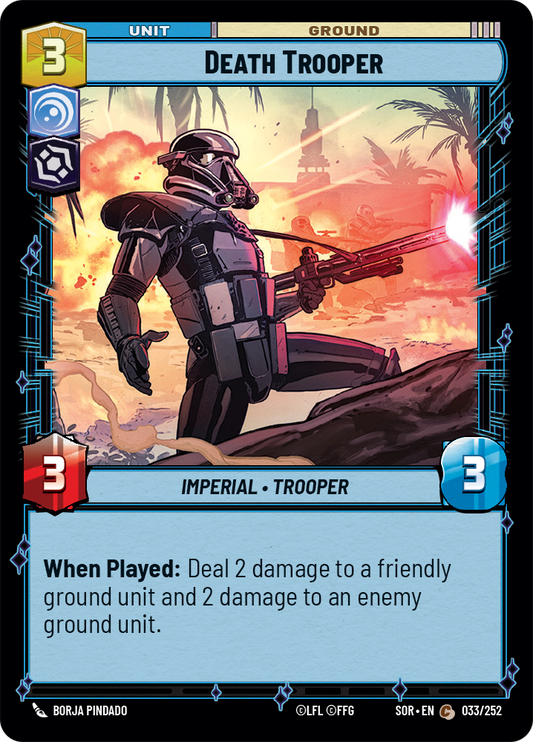 Death Trooper (SOR) Common Star Wars Unlimited Fantasy Flight Games Standard Non-Foil 