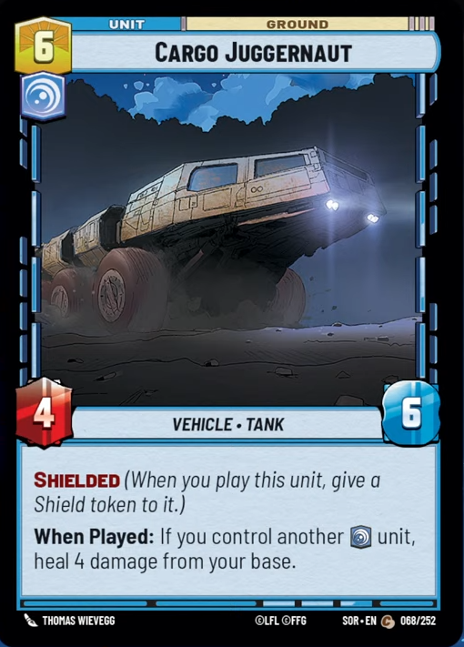 Cargo Juggernaut (SOR) Common Star Wars Unlimited Fantasy Flight Games Standard Non-Foil 