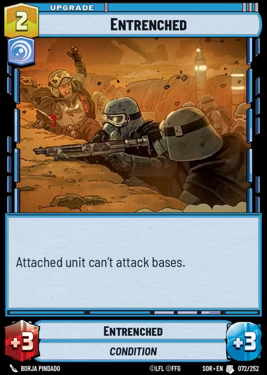 Entrenched (SOR) Uncommon Star Wars Unlimited Fantasy Flight Games Standard Non-Foil 