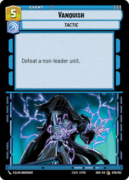 Vanquish (SOR) Common Star Wars Unlimited Fantasy Flight Games Standard Non-Foil 