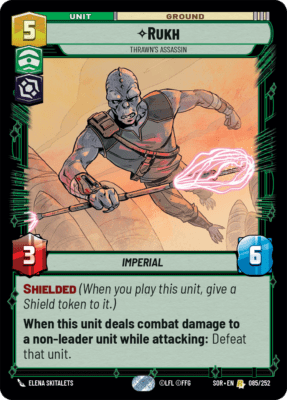 Rukh - Thrawn's Assassin (SOR) Rare Star Wars Unlimited Fantasy Flight Games Standard Non-Foil 