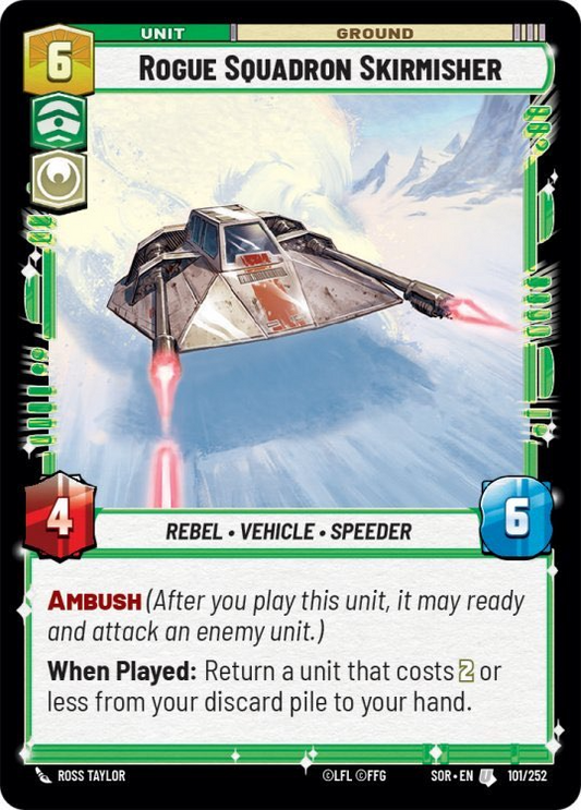 Rogue Squadron Skirmisher (SOR) Uncommon Star Wars Unlimited Fantasy Flight Games Standard Non-Foil 
