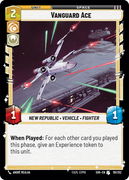 Vanguard Ace (SOR) Uncommon Star Wars Unlimited Fantasy Flight Games Standard Non-Foil 