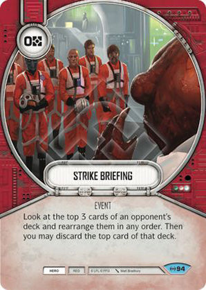 Strike Briefing (EAW) Common Star Wars Destiny Fantasy Flight Games   