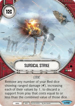Surgical Strike (AWK) Common Star Wars Destiny Fantasy Flight Games   