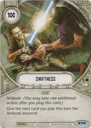 Swiftness (SoR) Common Star Wars Destiny Fantasy Flight Games   