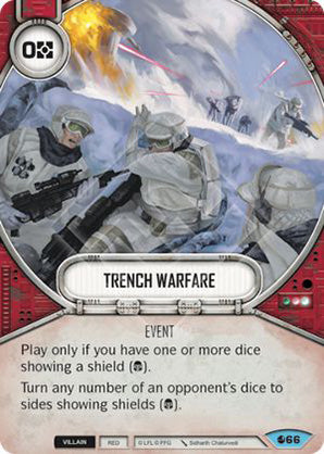 Trench Warfare (SoR) Common Star Wars Destiny Fantasy Flight Games   